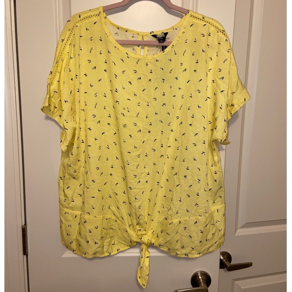 Floral Knot Blouse